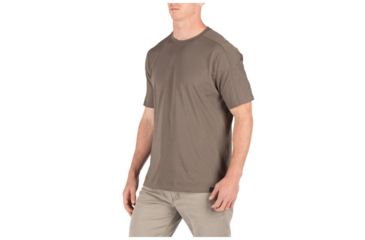 Image of 5.11 Tactical Delta Short Sleeve Crew Top - Mens, Major Brown, Large 40169-367-L