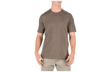 Image of 5.11 Tactical Delta Short Sleeve Crew Top - Mens, Major Brown, Large 40169-367-L