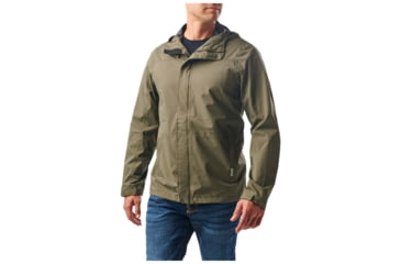 Image of 5.11 Tactical Exos Rain Shell Jacket - Mens, Ranger Green, 2XL, 48370-186-2XL