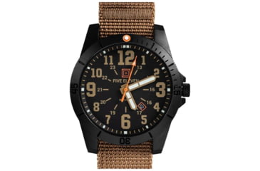 Image of 5.11 Tactical Field Watch 2.0, 44mm, Stainless Steel, Nylon NATO Band, Kangaroo, 1 SZ, 56625-134-1 SZ