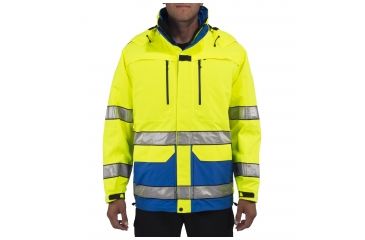 Image of 5.11 Tactical First Responder Hi-vis Jacket, Royal Blue - 48198-693-2XL