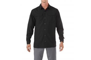 Image of 5.11 Tactical Freedom Flex Woven Long Sleeve, Black - 72417019L