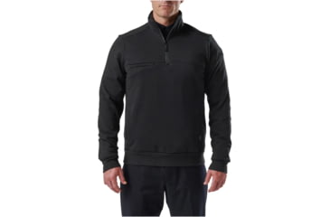Image of 5.11 Tactical Job Shirt 1/4 Zip 2.0 - Men's, Black, 72534ABR-019-5XL-T