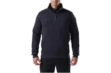 Image of 5.11 Tactical Job Shirt 1/4 Zip 2.0 - Men's, Fire Navy 72534ABR-720-XS-R