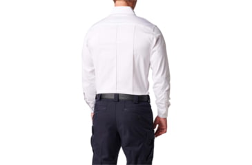 Image of 5.11 Tactical NYPD Stryke Twill L/S Shirt - Mens, Uniform White, SS, 72541-992-S-S