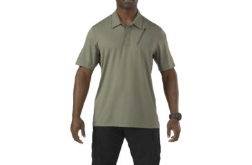 Image of 5.11 Tactical OdyShort Sleeveey Polo, MOSSTONE, XL 71032-MOSSTONE-XL