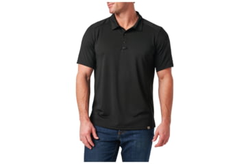 Image of 5.11 Tactical Paramount Crest Polo - Men's, Black, Medium, 41298-019-M