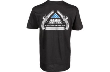 Image of 5.11 Tactical Pistols Pride Short Sleeve Tee - Mens, Black, 2XL 41195LNW-019-2XL