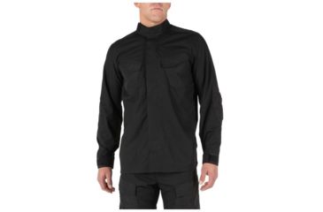 Image of 5.11 Tactical Quantum TDU Long Sleeve Shirt - Mens, Black, Extra Small 72506-019-XS