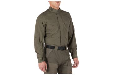 Image of 5.11 Tactical Quantum TDU Long Sleeve Shirt - Mens, Ranger Green, Extra Small 72506-186-XS