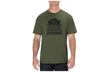 Image of 5.11 Tactical Rollin Since 03 Tee - Men's, Forest Green, Large, 41036VE-878-L