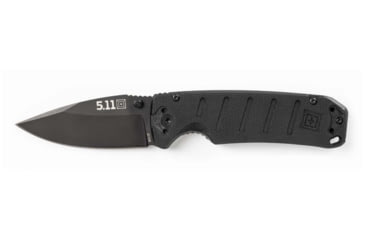 Image of 5.11 Tactical Ryker DP Mini Folding Knife, 3in, Drop Point, D2 Blade, Black, 1 SZ, 51158-019-1 SZ