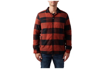 Image of 5.11 Tactical Seth Shirt Jacket - Mens, Ox Blood Pld, 2XL, 78042-885-2XL