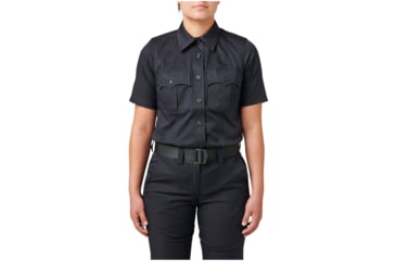 Image of 5.11 Tactical Stryke PDU Twill Short Sleeve Class A - Womens, Medium, Regular, Uniform White, 61339-019-M-R