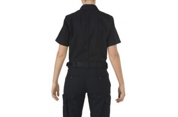 Image of 5.11 Tactical Stryke PDU Class A Short Sleeve Shirt - Women's, Midnight Navy, XSR, 61016-750-XS-R