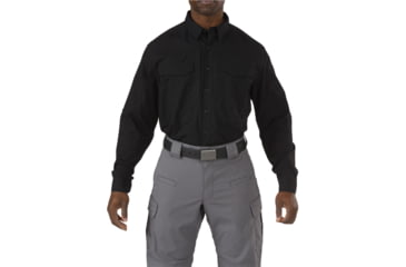 Image of 5.11 Tactical Stryke Long Sleeve Shirt, Black, Abr, 72399ABR-019-M