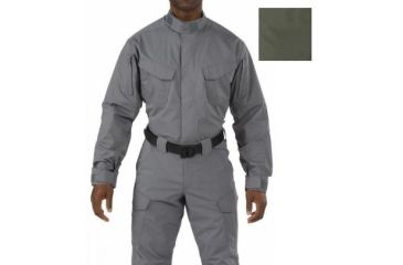 Image of 5.11 Tactical Stryke TDU Long Sleeve Shirt - Men's, TDU Green, XS, 72416-190-XS