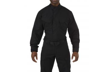 Image of 5.11 Tactical Stryke TDU Long Sleeve Shirt - Men's, Black, XS, 72416-019-XS