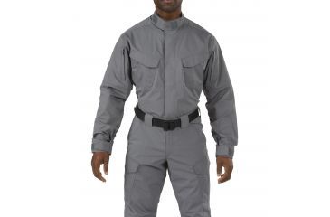 Image of 5.11 Tactical Stryke TDU Long Sleeve Shirt - Men's, Storm, XS, 72416-092-XS