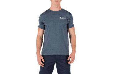 Image of 5.11 Tactical Superior Airpower Tee - Men's, Navy Heather, Large, 41191UB-749-L