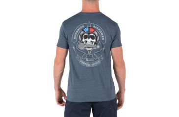 Image of 5.11 Tactical Superior Airpower Tee - Men's, Navy Heather, Large, 41191UB-749-L