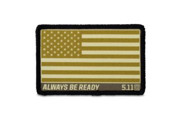 Image of 5.11 Tactical USA Flag Woven Patch - Unisex, Coyote, 1 SZ, 81292-120-1 SZ
