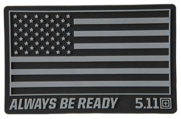 Image of 5.11 Tactical USA Patch - Unisex, Black, 1 SZ, 81024-019-1 SZ