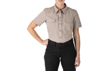 Image of 5.11 Tactical Stryke Short Sleeve Shirt - Women's, Khaki, M, 61325-055-M
