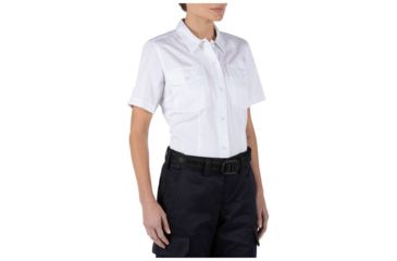 Image of 5.11 Tactical Women's Company Short Sleeve Shirt, White, 2X 61321-010-2X