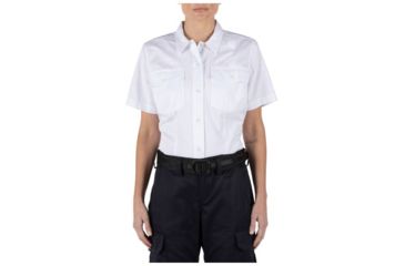 Image of 5.11 Tactical Company Short Sleeve Shirt - Women's, White, 2X, 61321-010-2X
