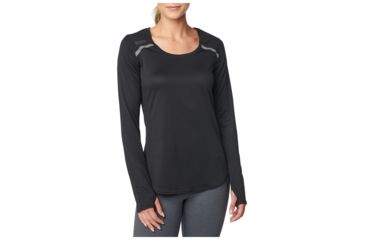Image of 5.11 Tactical Womens 5.11 Recon Madison Long Sleeve Shirt, Black - 66002-019-L