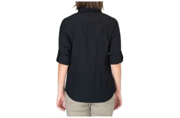 Image of 5.11 Tactical Womens Scarlett Long Sleeve Shirt, Black Herringbone, Extra Small, 62392-293-XS