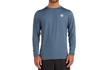 Image of Body Glove Offshore UPF Long-Sleeve Sun Shirt - Heather Navy 2F6E7CCD, L, Heather Navy, ATX7900-H.NVY-L