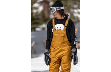 Image of 686 Black Magic Insulated Bib - Womens, Golden Brown Dobby, Small, L9W404-GLDB-S