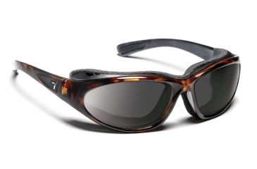 Image of 7 Eye Air Shield Sunglasses Bora,SharpView Gray Lens,Dark Tortoise Frame,L-XL 140641