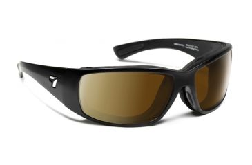 Image of 7 Eye Air Shield Taku Plus Sunglasses,Photochromic Day Night Contrast Lens,Glossy Black Frame,S-L 270527