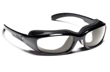 Image of 7 Eye Churada AirShield Sunglasses,Matte Black Frame,SharpView Clear Lens,S-M 160140