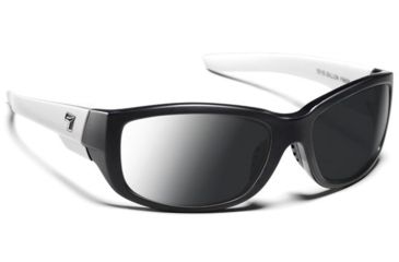 Image of 7 Eye Men's Dillon Sunglasses, DARKshift Extra Dark Photochromic Lens, Ebony &amp; Ivory Frame, S-L 865916