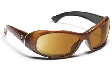 Image of 7 Eye Zephyr- SharpView Sandalwood Sunglasses, S-M 564140