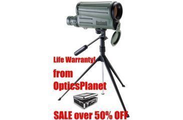 Image of Bushnell Sentry 16-32x50 Spotting Scope Waterproof + Tripod, Window Mount, Hard Case 788332