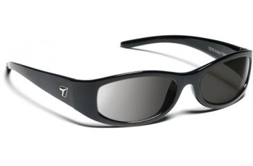 Image of 7 Eye 7eye Active Lifestyle Sunglasses Kristin, Polarized SharpView Gray PC Lens, Glossy Black Frame, S-L , Women 880553