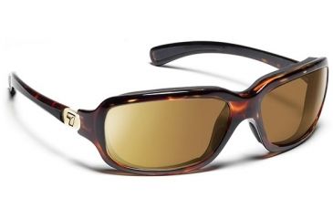 Image of 7 Eye 7eye Air Dam Sunglasses Marin, Sharp View Gray Polarized PC Lens, Black Tortoise Frame, M-L , Men 435553