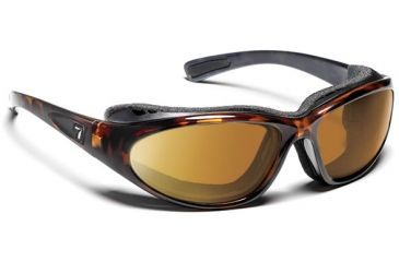 Image of 7 Eye 7eye Air Shield Sunglasses Bora, SharpView Gray Polarized PC Lens, Dark Tortoise Frame, L-XL , Men 140653
