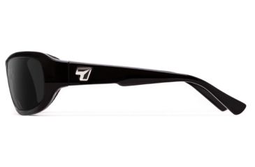 Image of 7Eye by Panoptix Airshield Aspen Sunglasses, RX Ready, Black Fade Frame, Photochromic Day/Night DARKshift Lens, S-M 335816