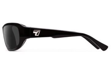 Image of 7Eye by Panoptix Airshield Aspen Sunglasses, RX Ready, Black Fade Frame, Photochromic Day/Night Eclypse Lens, S-M 335817
