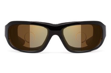 Image of 7Eye by Panoptix Airshield Aspen Sunglasses, RX Ready, Black Fade Frame, Photochromic Day/Night Contrast Lens, S-M 335827