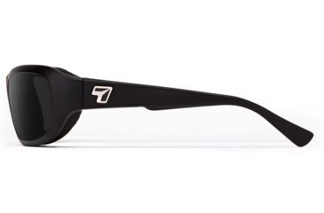 Image of 7Eye by Panoptix Airshield Aspen Sunglasses, RX Ready, Matte Black Frame, Photochromic Day/Night DARKshift Lens, S-M 330116