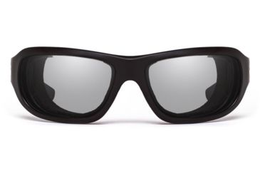 Image of 7Eye by Panoptix Airshield Aspen Sunglasses, RX Ready, Matte Black Frame, SharpView Clear Lens, S-M 330140