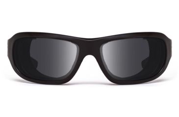 Image of 7Eye by Panoptix Airshield Aspen Sunglasses, RX Ready, Matte Black Frame, SharpView Polarized Gray Lens, S-M 330153