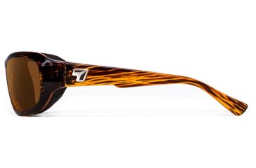Image of 7Eye by Panoptix Airshield Aspen Sunglasses, RX Ready, Sunset Tortoise Frame, SharpView Copper Lens, S-M 330642